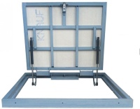 Так выглядит напольный люк АМО 1200п*1200 