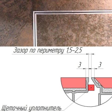 Техно под плитку 800*2100п