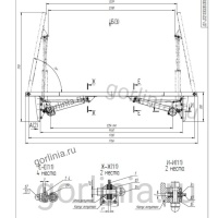 Круглый стеклянный люк двухстворчатый с электроприводом схема с размерами